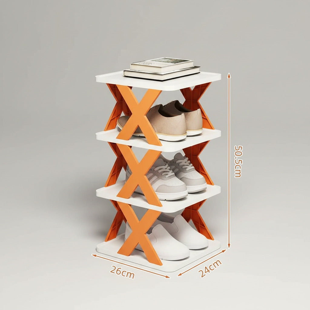 Foldable Shoe Rack (Multicolor)
